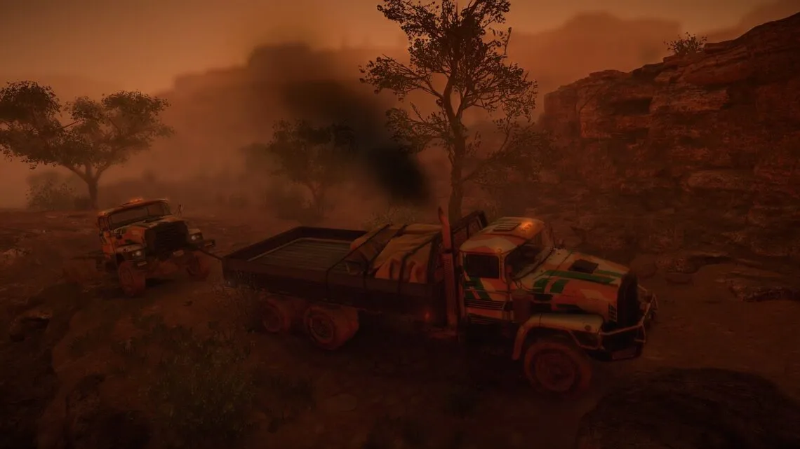 Expeditions: A MudRunner Game title screen.