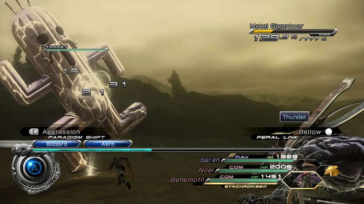 Final Fantasy XIII-2 Combat