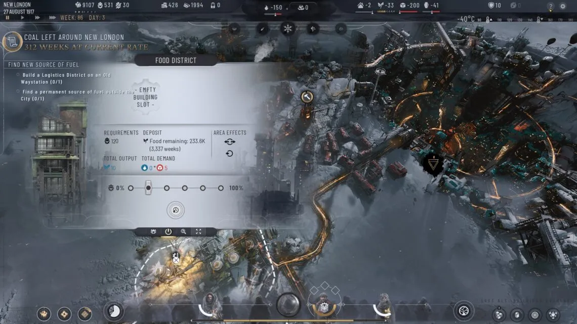 Frostpunk 2 Resource Management
