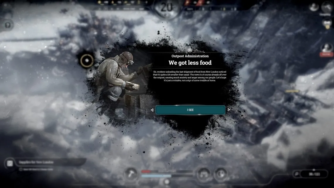 Frostpunk: On The Edge Conflict with New London