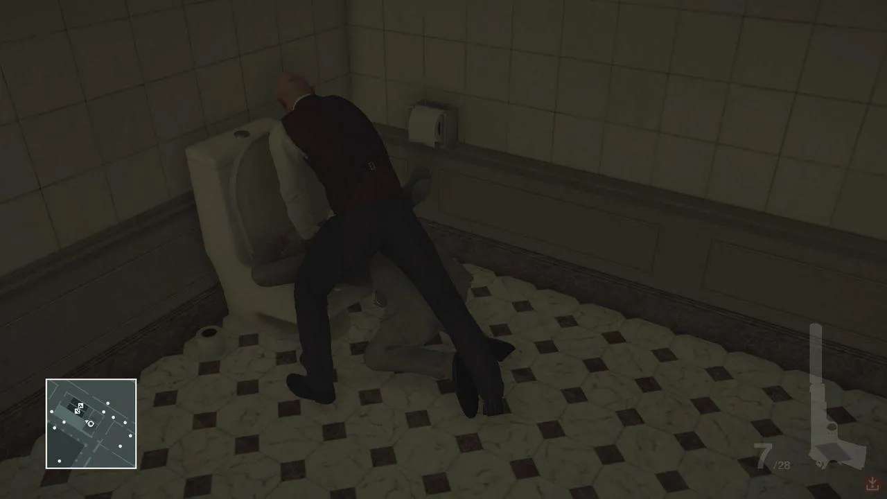 Gameplay screenshot of Hitman: Episode 1 - Paris