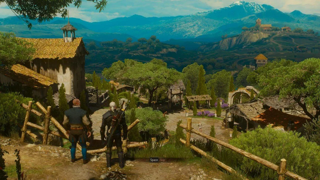Geralt Fighting