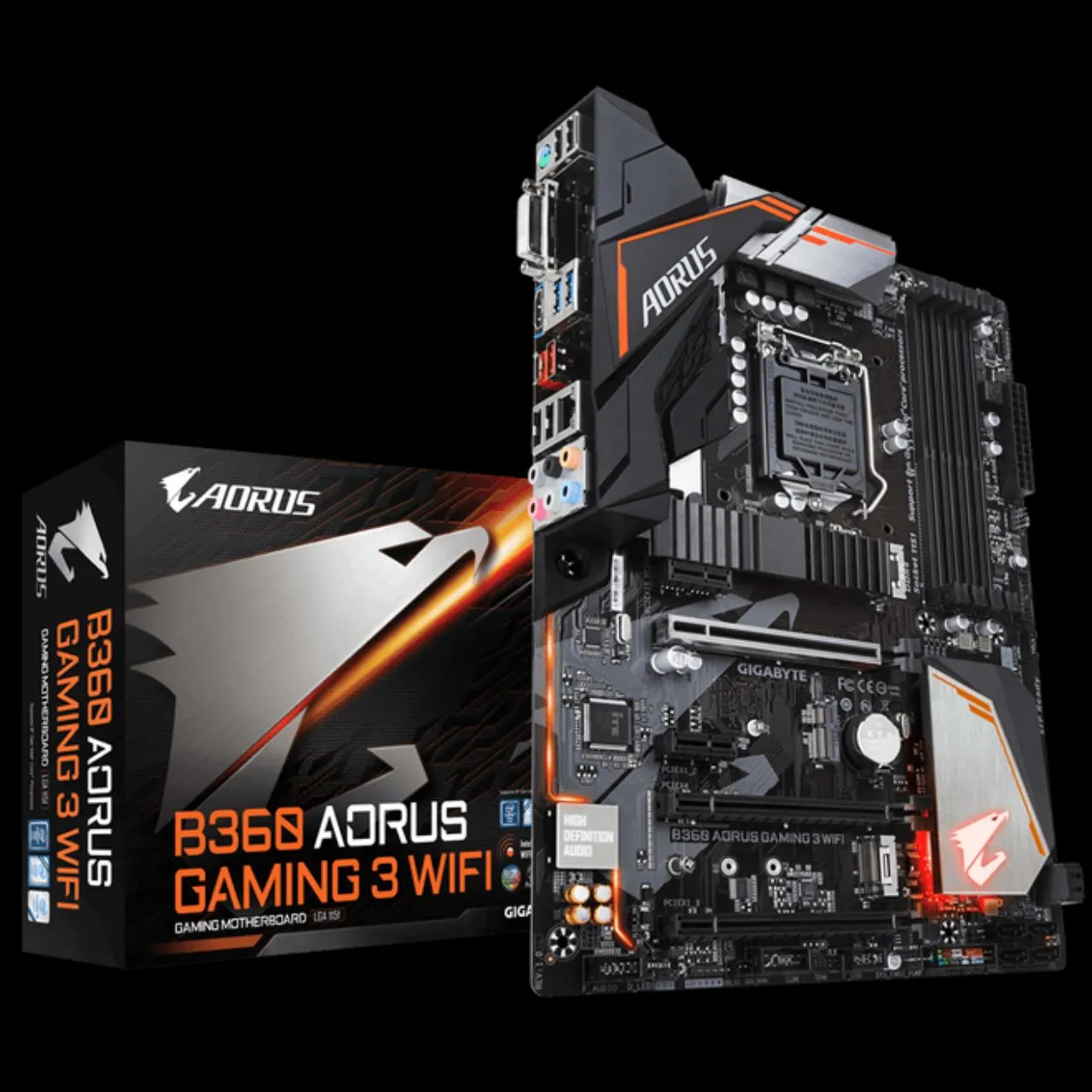 GIGABYTE H370 and B360 AORUS GAMING WIFI Motherboards - M.2 Storage