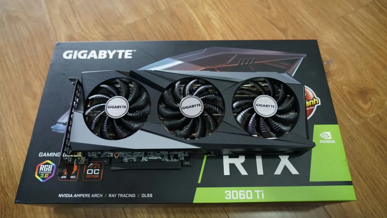 Gigabyte RTX 3060 Ti Gaming OC 8G Fans