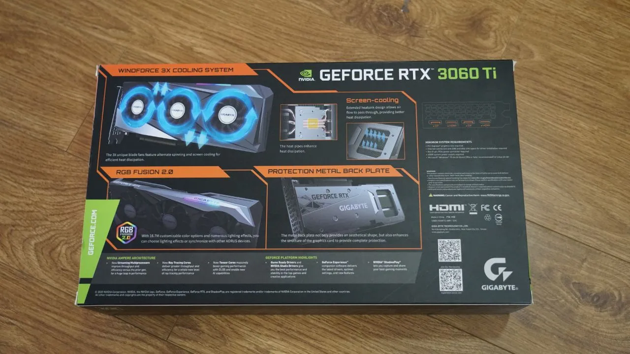 Gigabyte RTX 3060 Ti Gaming OC 8G Features