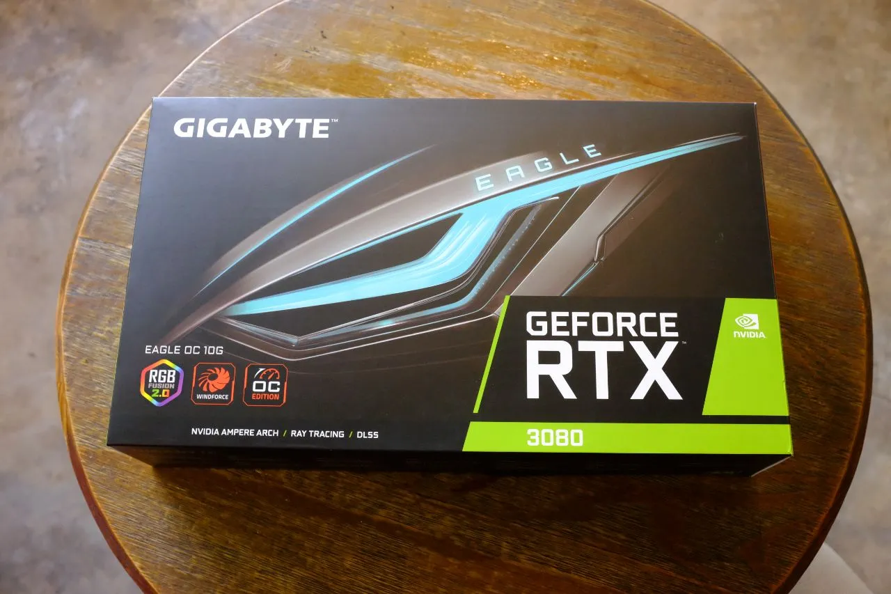 Gigabyte RTX 3080 Eagle Gaming OC 10G - Unboxing