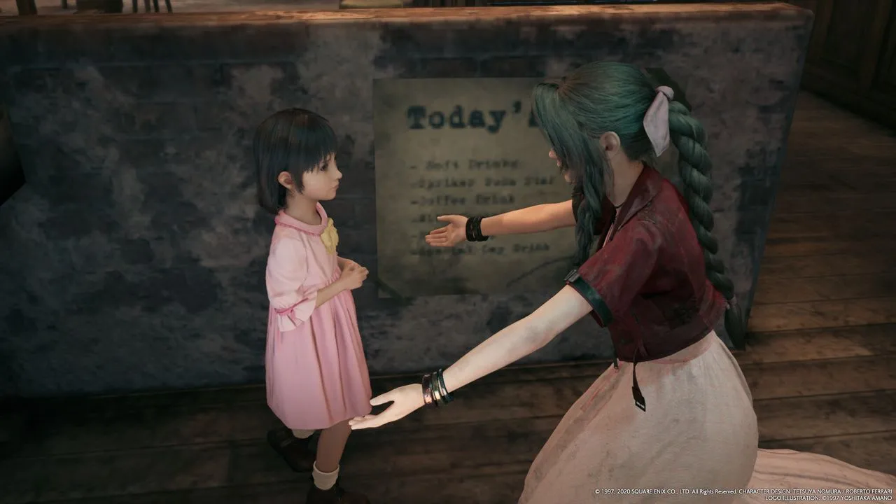 Graphical inconsistency in Final Fantasy VII Remake