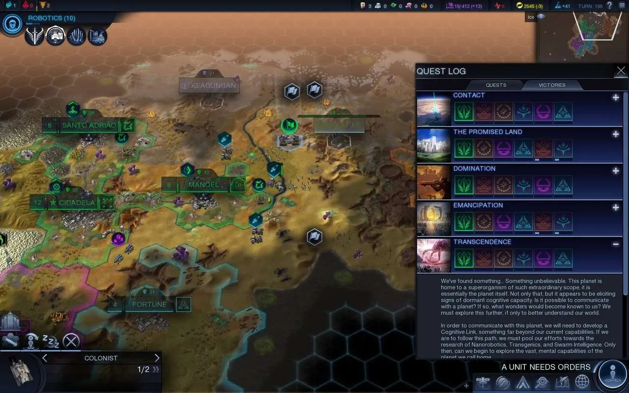 Graphics of Civilization: Beyond Earth