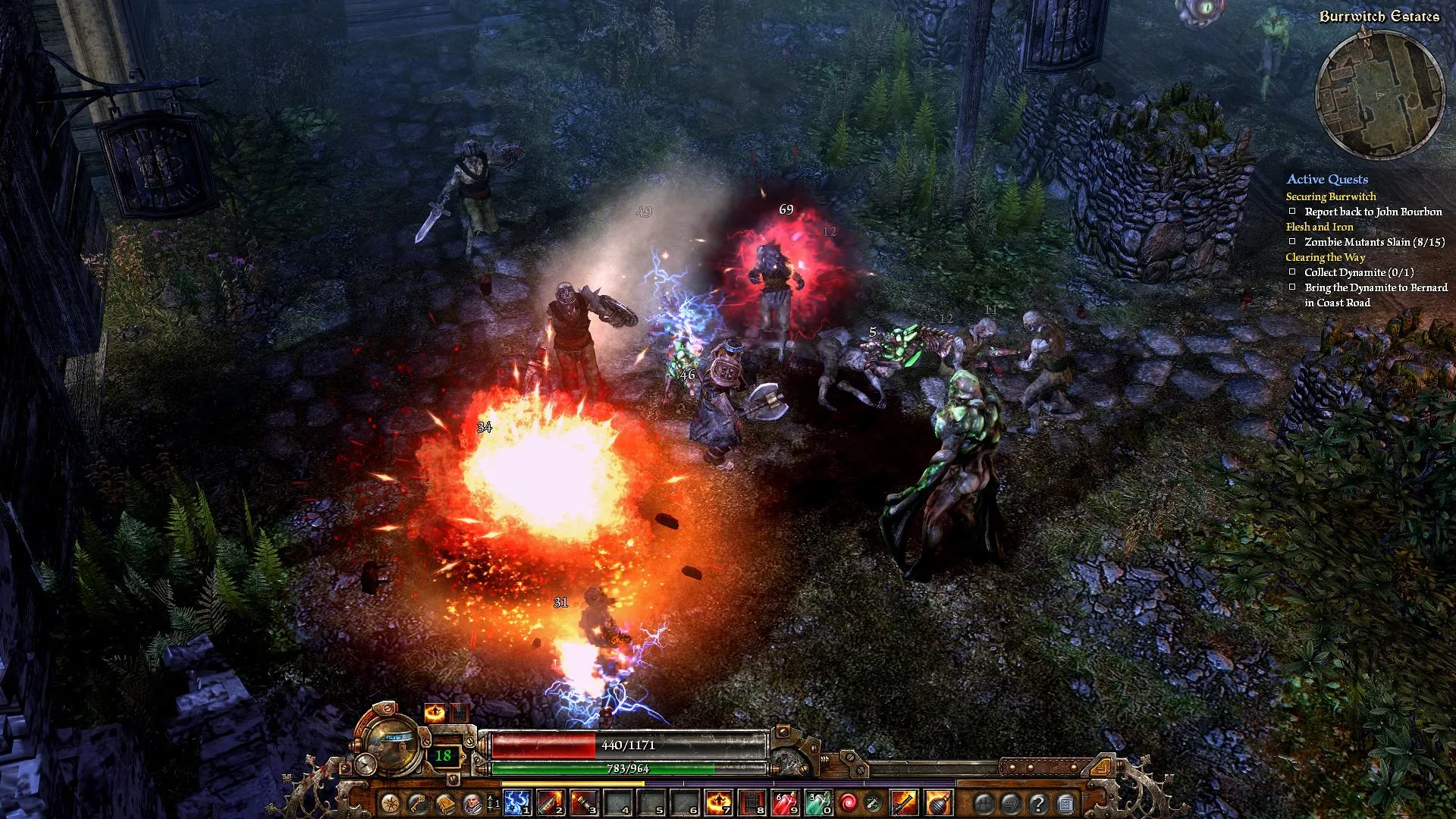 Grim Dawn's dark and atmospheric world