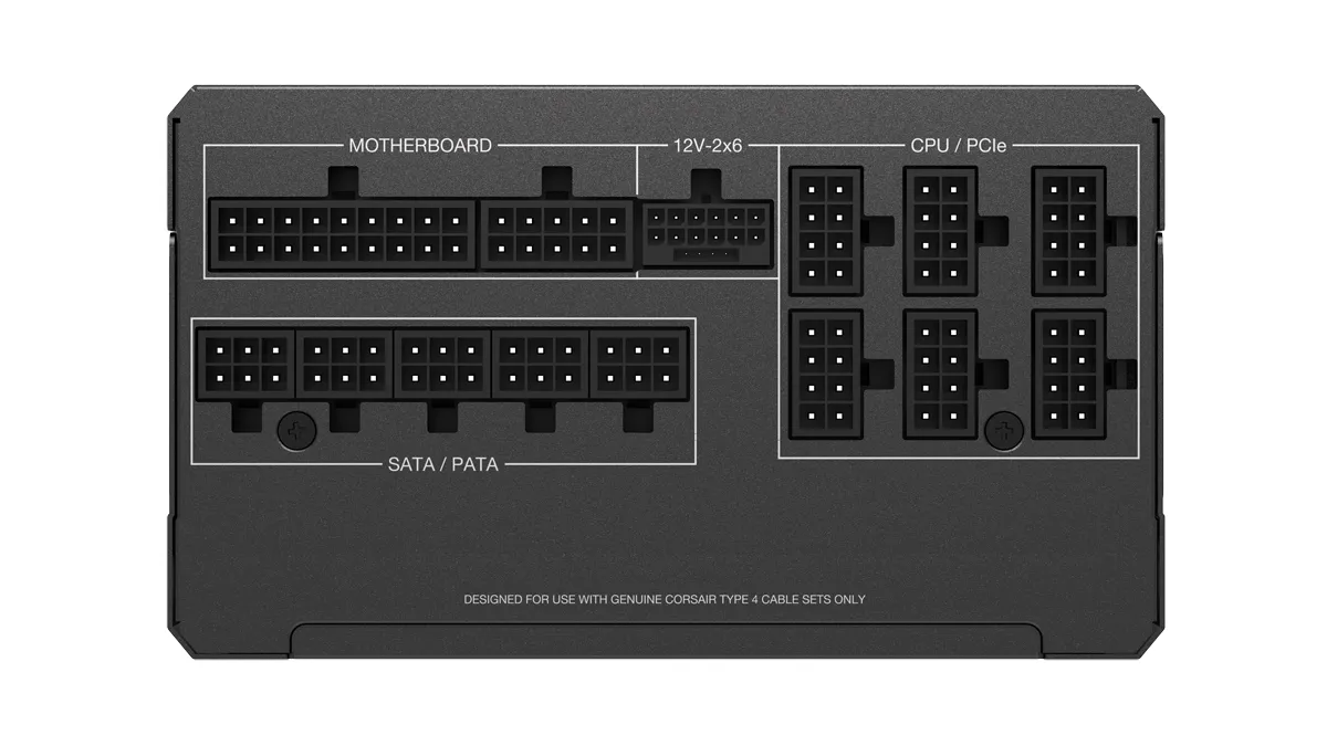 Hệ thống cổng cắm modular của Corsair RMx Series