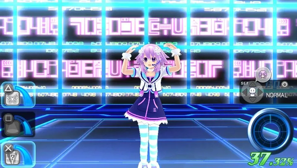 Hyperdimension Neptunia PP: Producing Perfection screenshot showing another performance scene.
