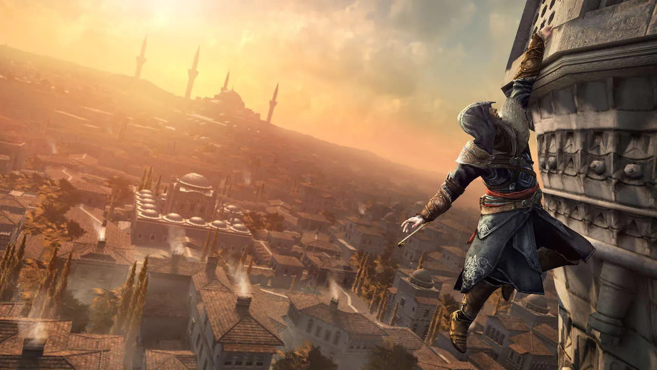 Image showcasing the emotional narrative and cutscenes in Assassin's Creed Revelations