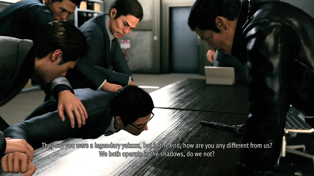 In-game cutscene example