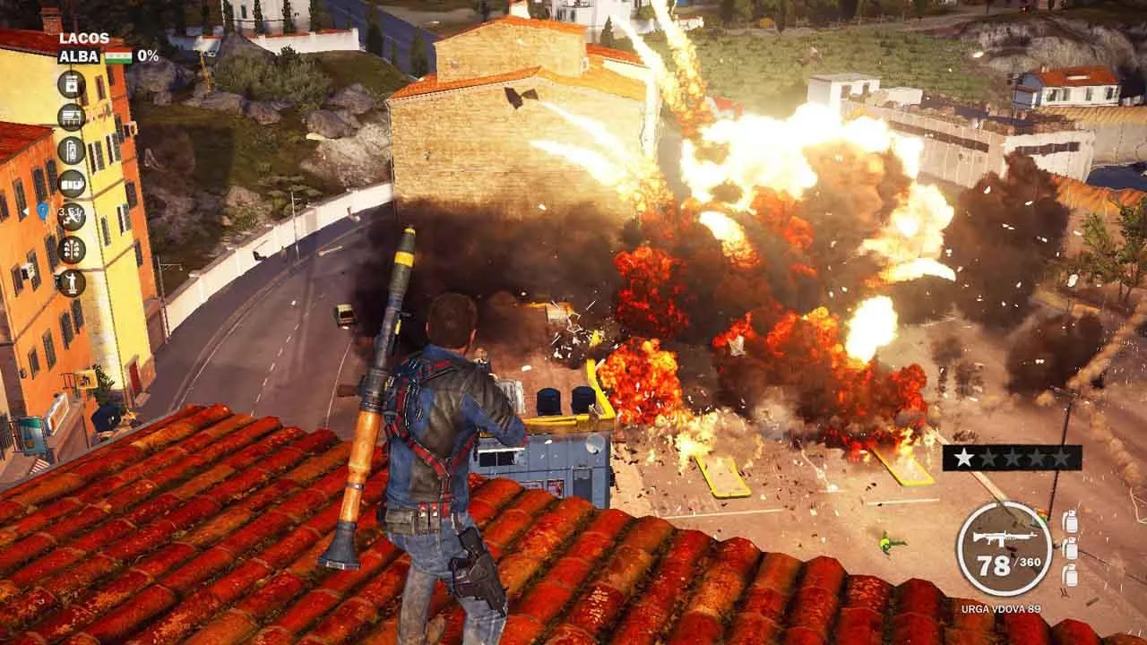 Just Cause 3 – Rico in action