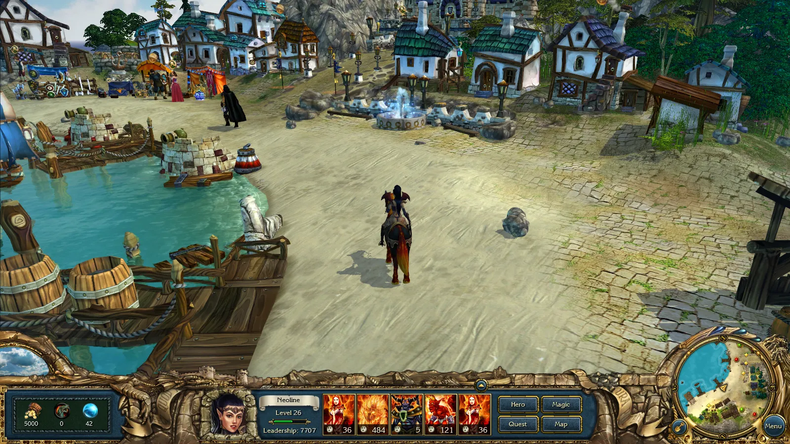 King's Bounty: Dark Side gameplay