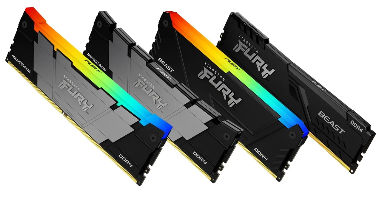 Kingston FURY Renegade DDR4 launched with a new look