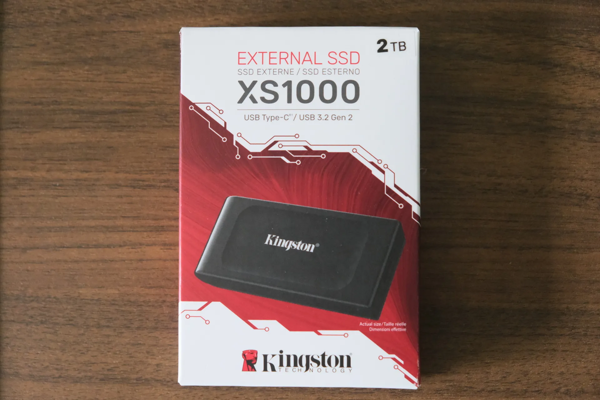 Kingston XS1000 2TB Packaging