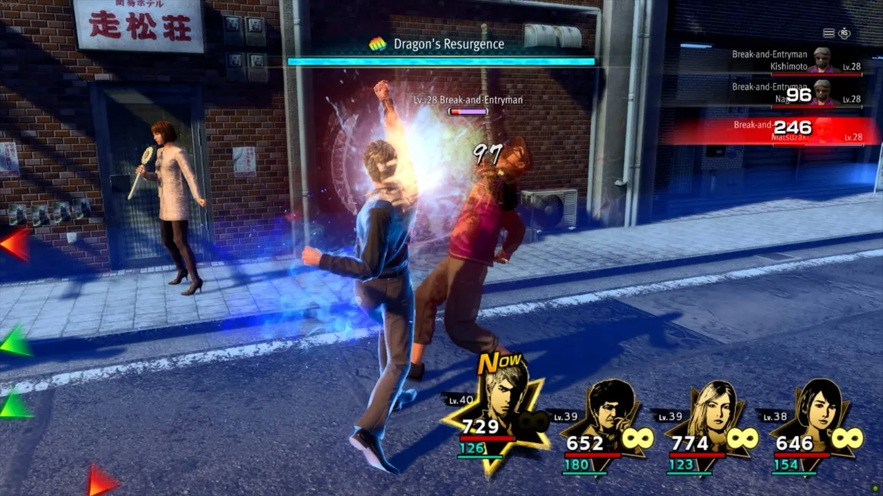 Kiryu fighting in Like A Dragon: Infinite Wealth