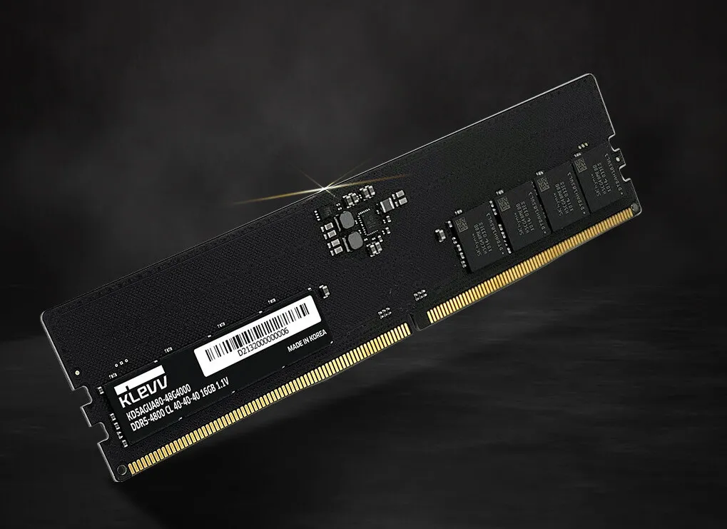 KLEVV 5600MT/s DDR5 memory modules