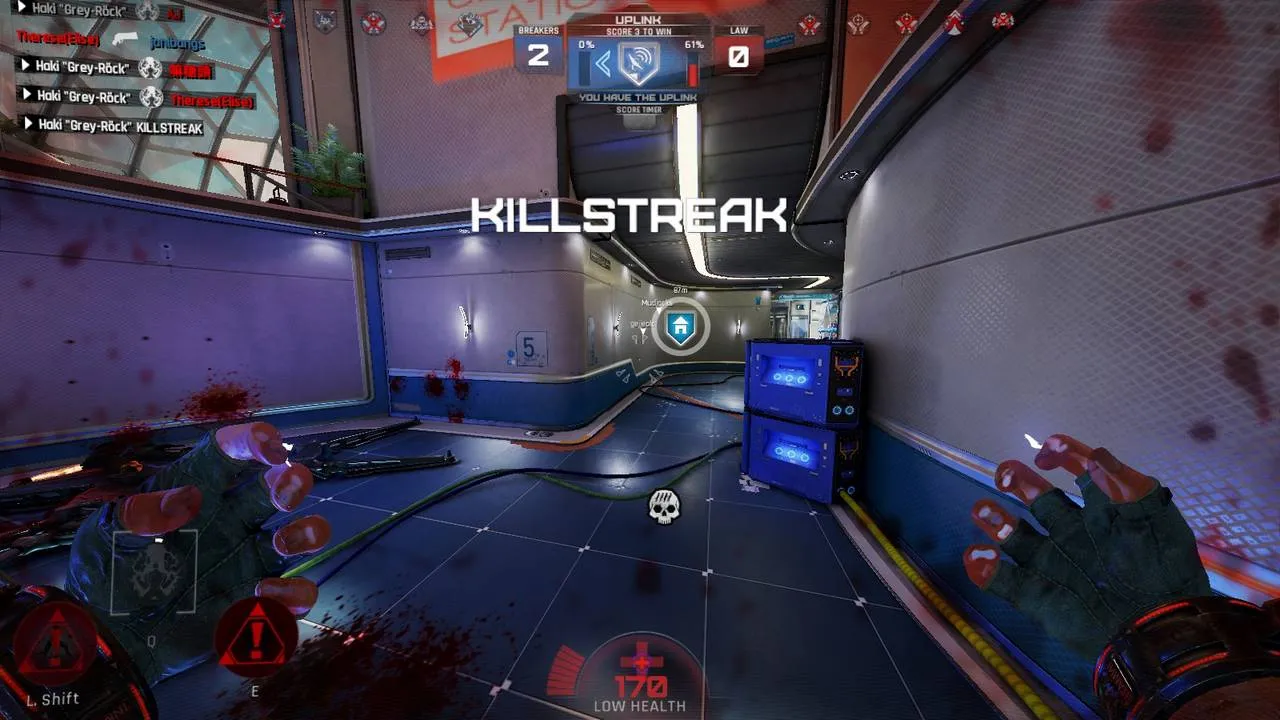 LawBreakers Character Select Screen