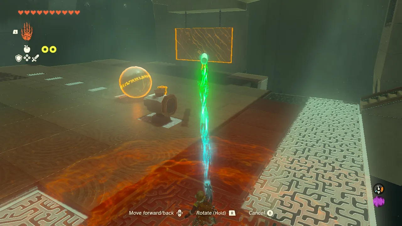 Link exploring the Depths