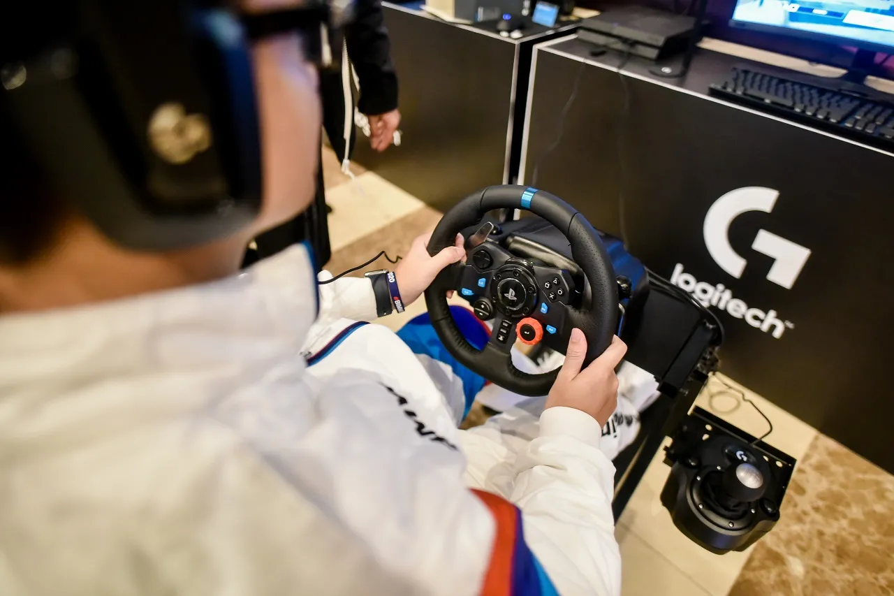 Logitech G29 racing wheel and pedals