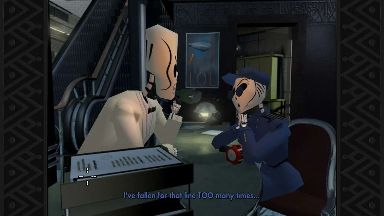 Manny Calavera with Domino Hurley