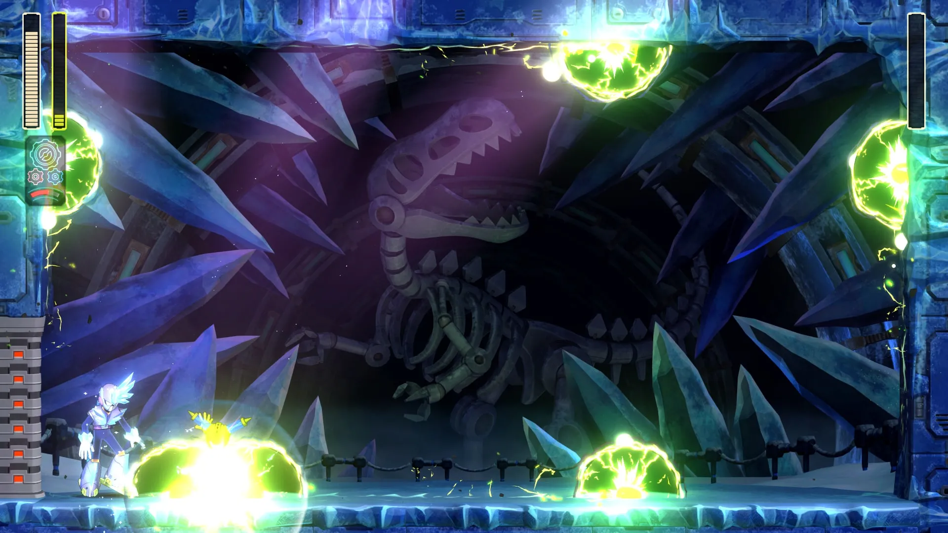 Mega Man 11 Boss Battle