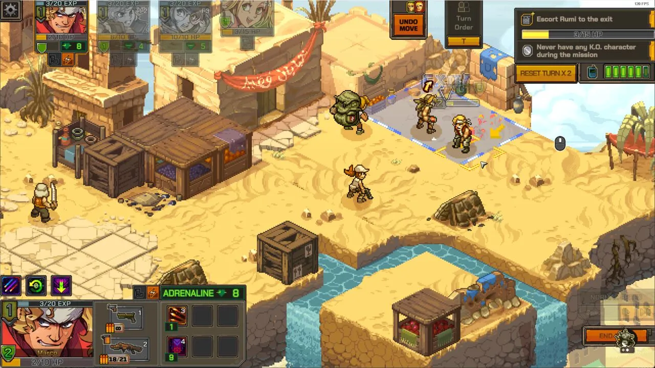 Metal Slug Tactics Gameplay