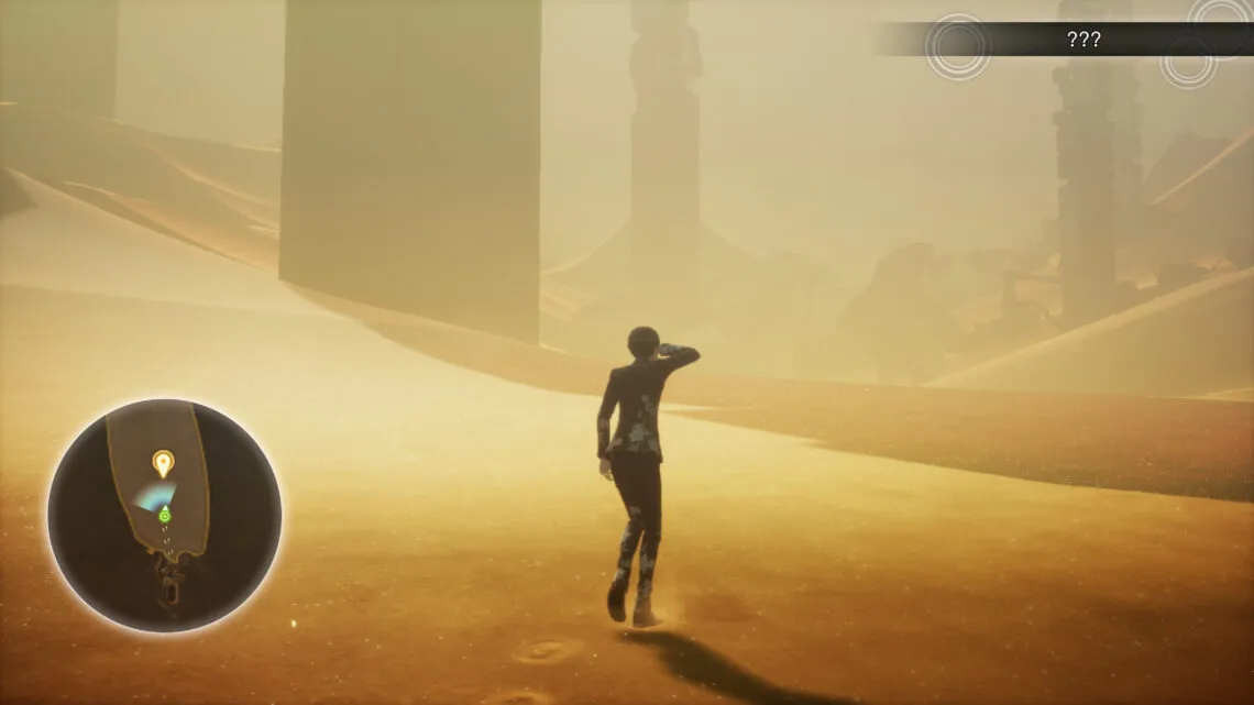 Minato, a desolate desert landscape in Shin Megami Tensei V