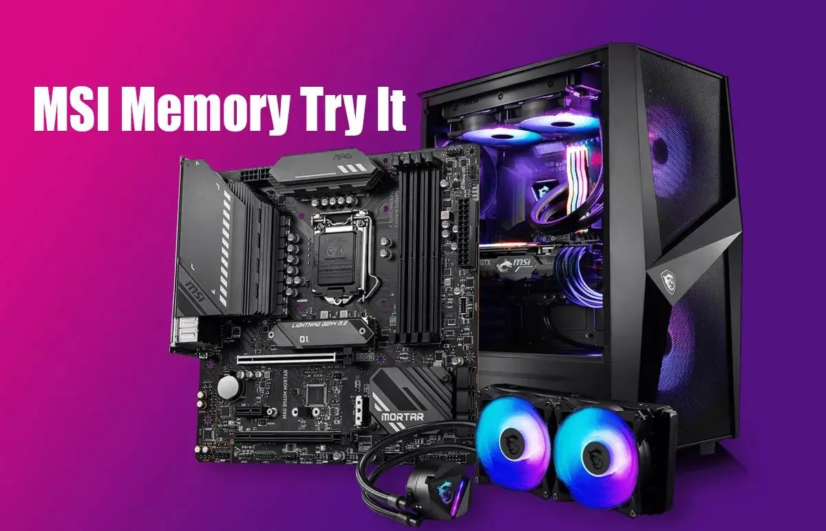MSI "B560 Memory Try It!" Overclocking Competition Banner