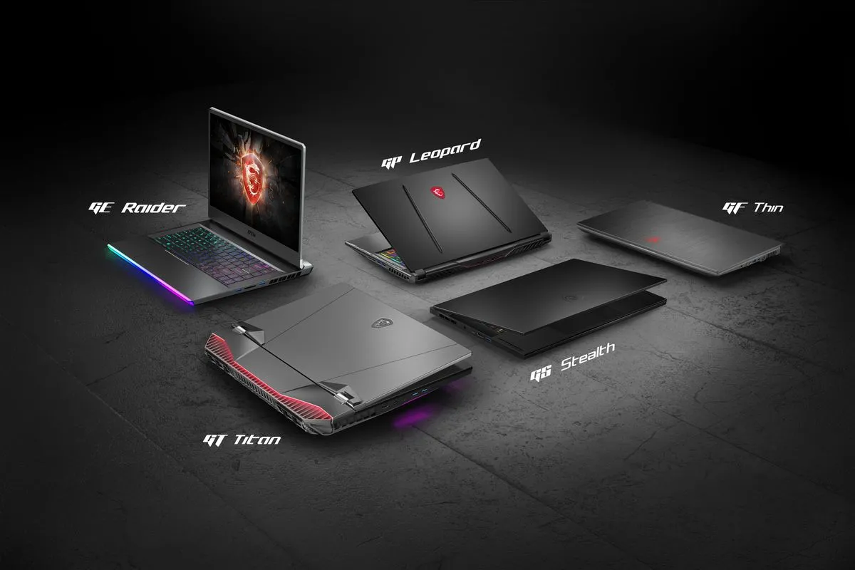 MSI Gaming Laptop Internal Components