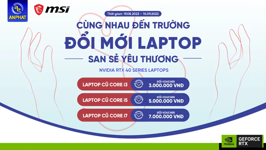 MSI, NVIDIA và An Phát Computer tổ chức Chương trình