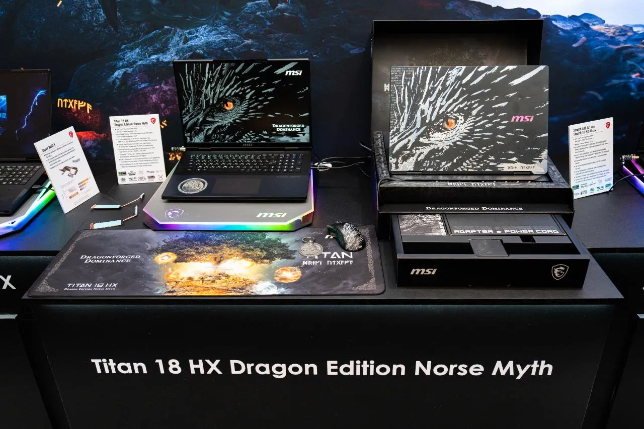 MSI Titan 18 HX Dragon Edition Norse Myth