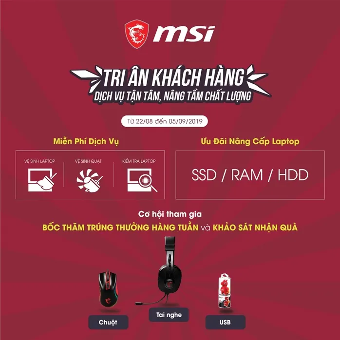 MSI Vietnam Laptop Service Center