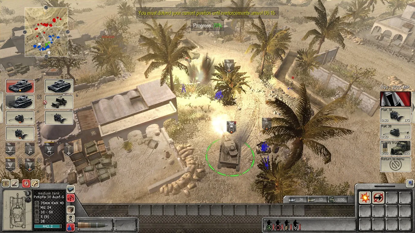 Multiplayer combat in Men of War: Assault Squad 2