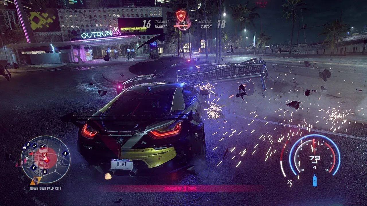 Need for Speed Heat Police Chase