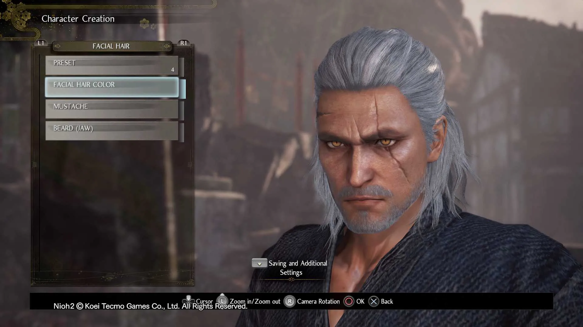 Nioh 2 Character Customization