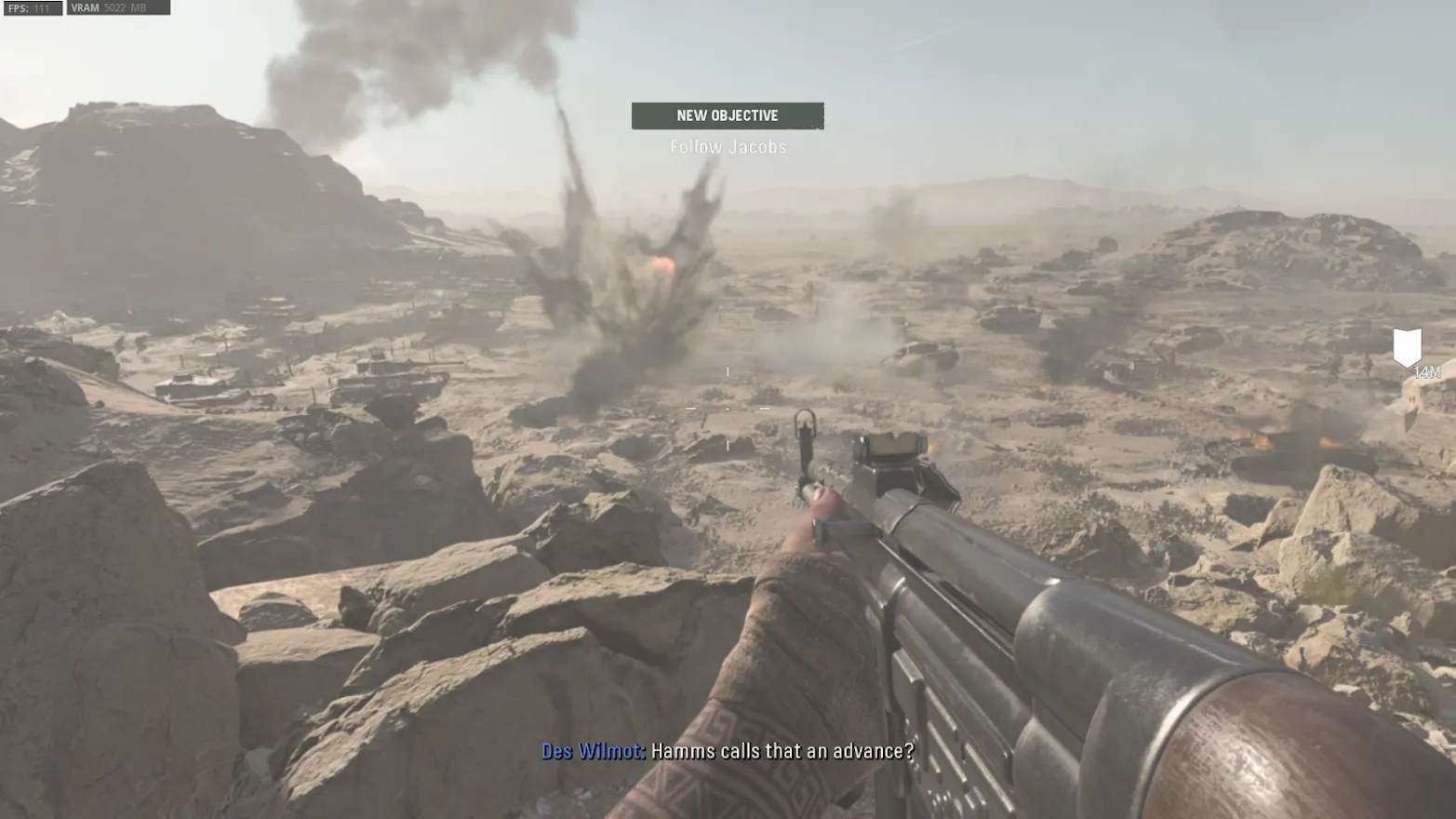 Opening moments of the Campaign