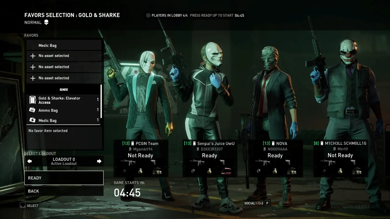 Payday 3 Weapon Progression