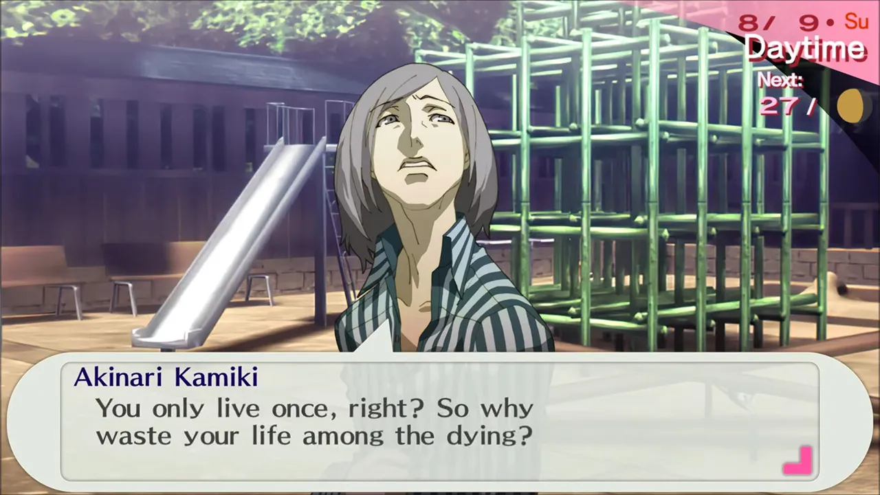 Persona 3 Portable character development