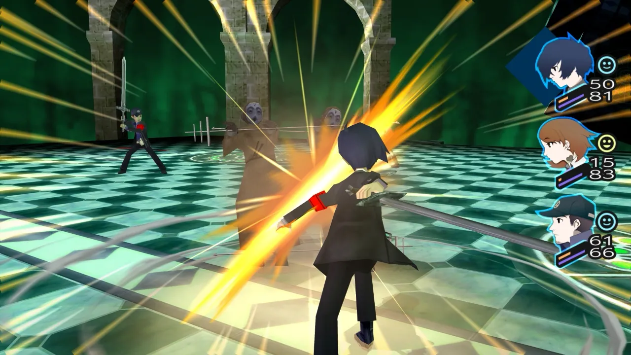 Persona 3 Portable combat