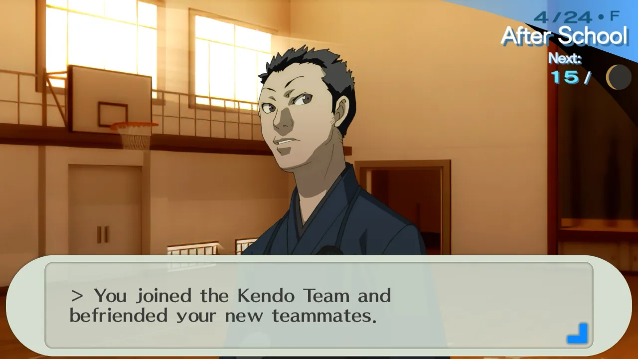 Persona 3 Portable Social Link example