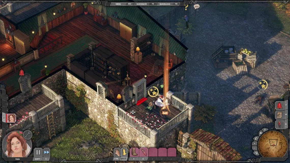 Planning a takedown in Desperados III
