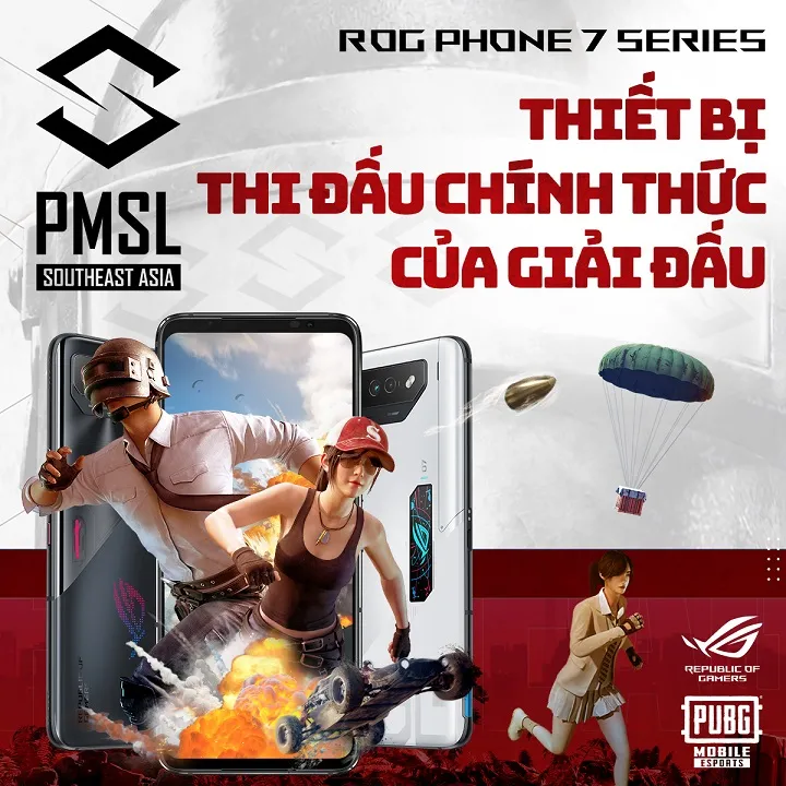 Players using ROG Phone 7 at 2023 PMSL SEA Fall