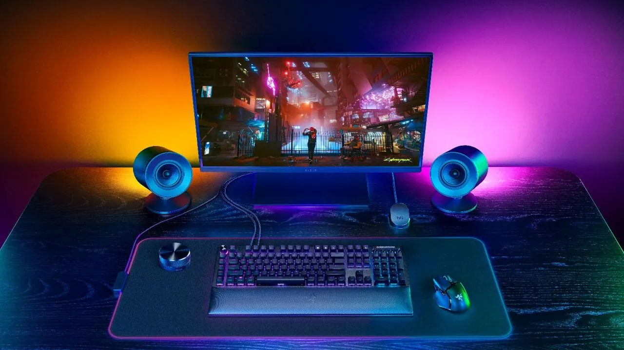 Razer Nommo V2 Pro with Chroma RGB lighting