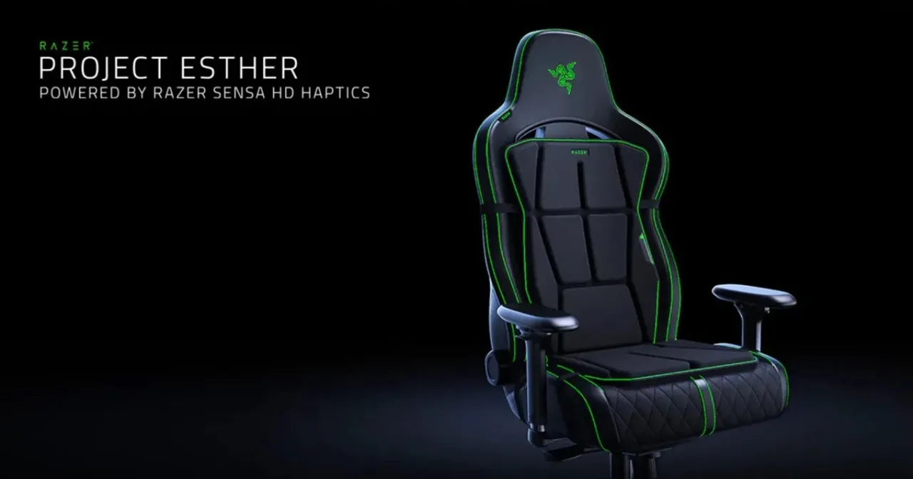 Razer Sensa HD Haptics Seat Cushion Concept - Project Esther