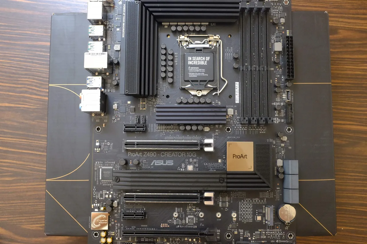 Rear I/O Panel of ASUS ProArt Z490-Creator 10G