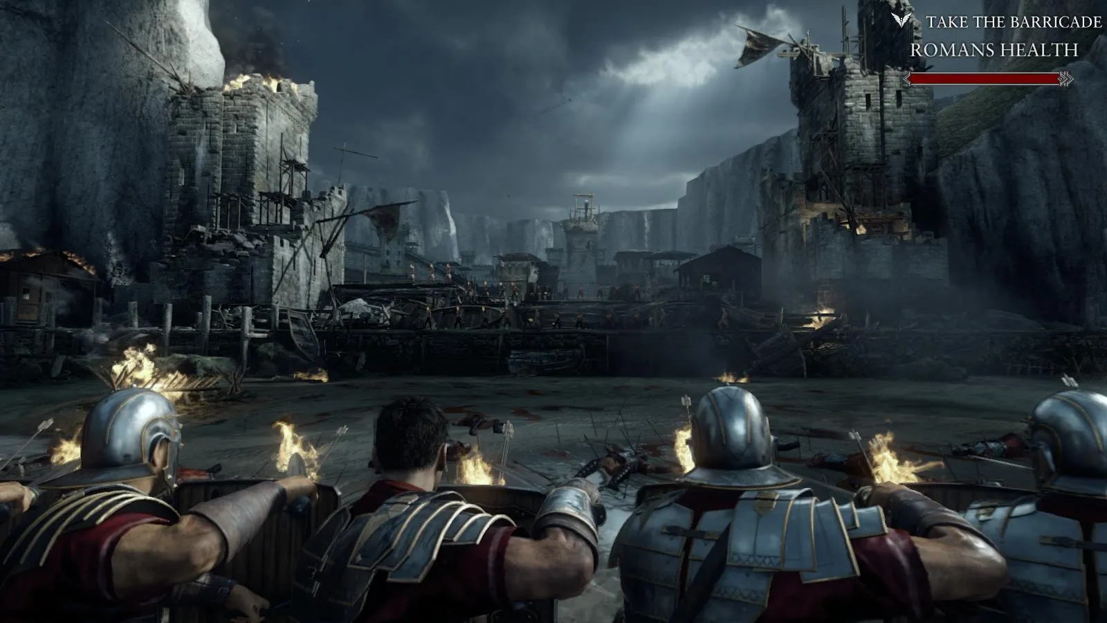 Roman soldiers in formation in Ryse: Son of Rome.
