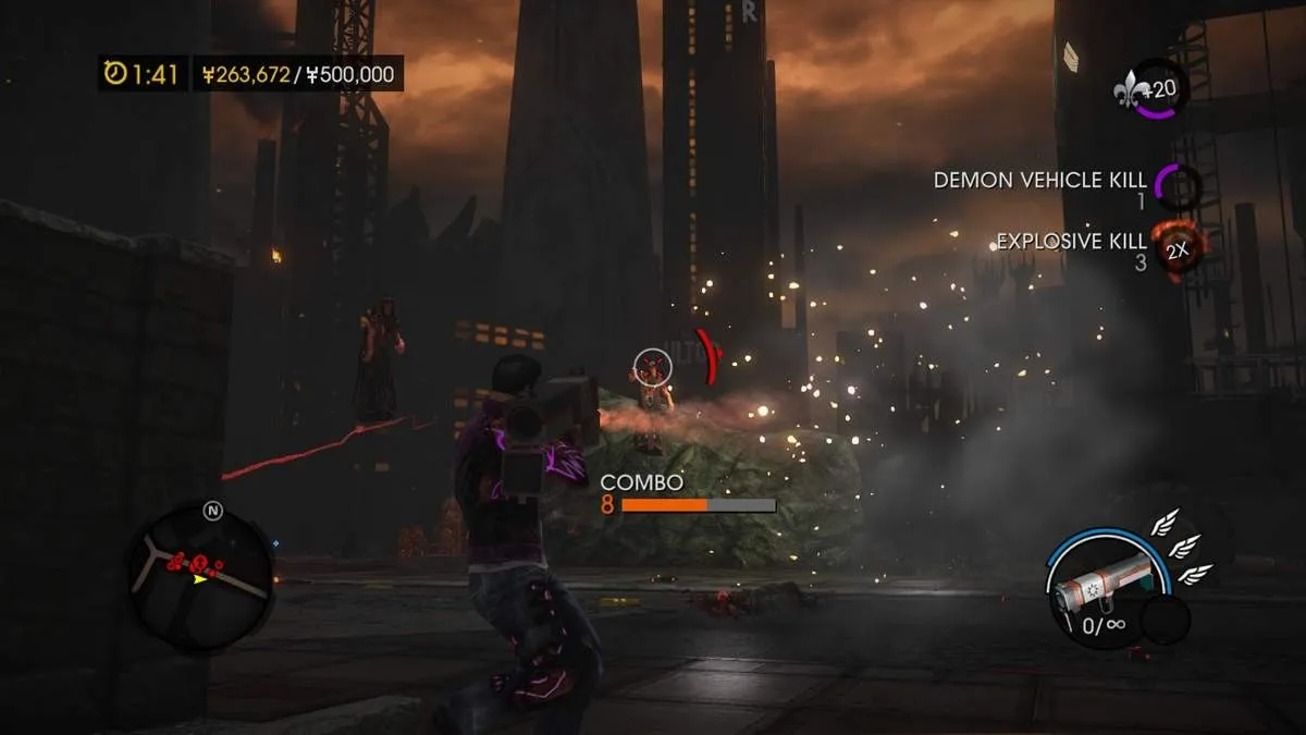 Saints Row: Gat out of Hell flying